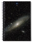 Vastness Of The Andromeda Galaxy Spiral Notebook