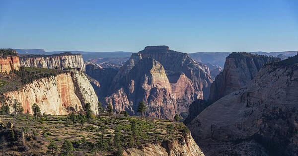 Majestic Mountain Range View Poster