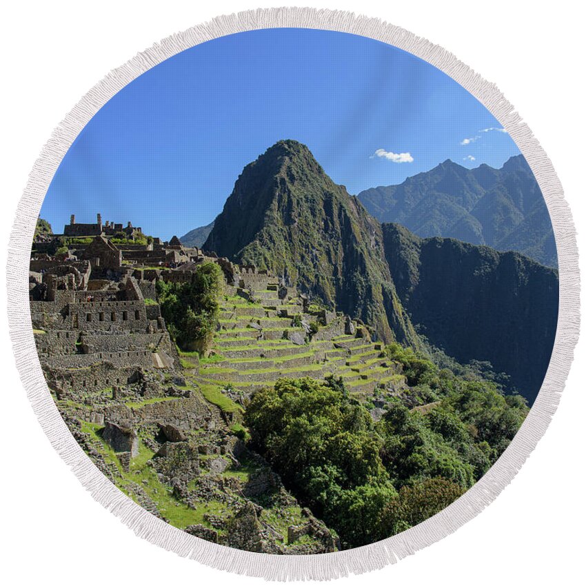 Peru May 25' Round Beach Towels