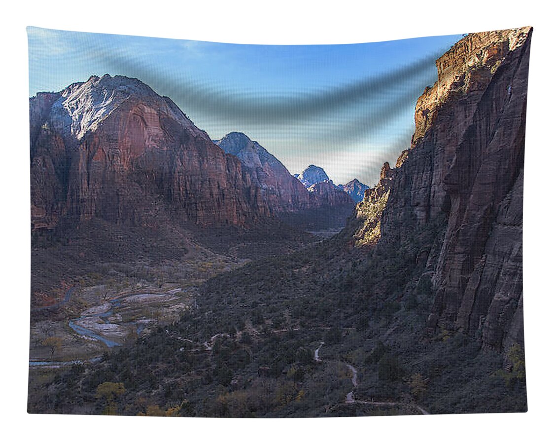 Breathtaking Valley Vista In Zion National Park Tapestry