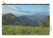 Mountain View with Wildflowers Zip Pouch