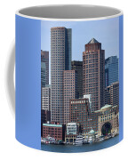 Boston Skyline by the Water Coffee Mug