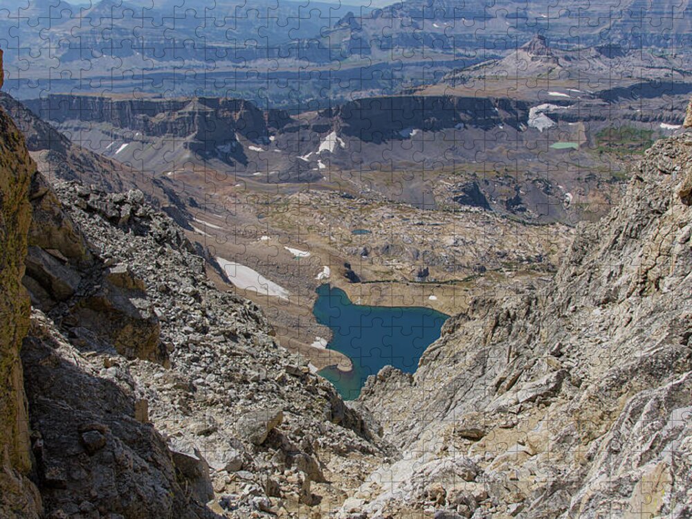 Breathtaking Middle Teton Mountain View Jigsaw Puzzle