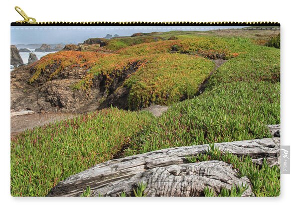 Coastal Landscape with Driftwood Zip Pouch