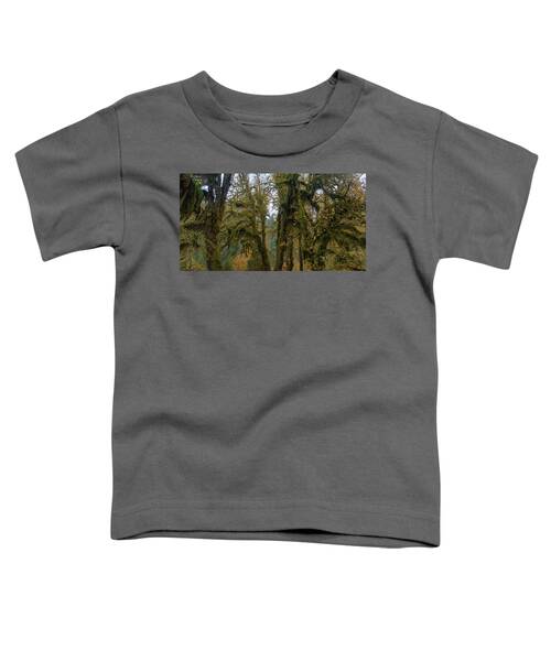 Moss-Covered Forest Trees Toddler T-Shirt