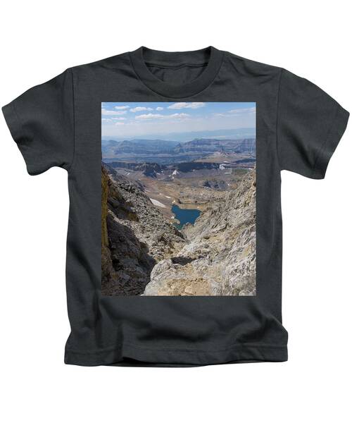 Breathtaking Middle Teton Mountain View Kids T-Shirt