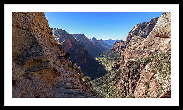 Breathtaking Zion Canyon View Framed Print
