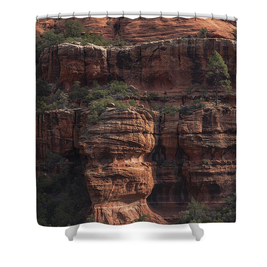 Majestic Red Rock Formations In Sedona Arizona Shower Curtain