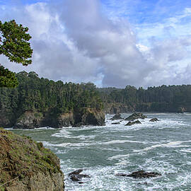 Coastal Serenity with Rugged Cliffs