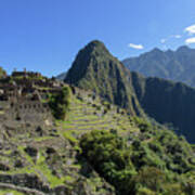 Machu Picchu In Sunlit Splendor Art Print