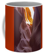 Curves Of Sunlit Antelope Canyon Walls Coffee Mug