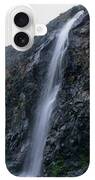 Secluded Coastal Waterfall Cascade iPhone Case