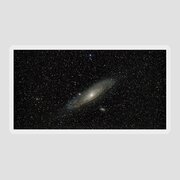 Vastness Of The Andromeda Galaxy Sticker