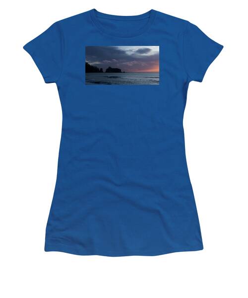 Serene Coastal Sunset with Cliffs Women's T-Shirt