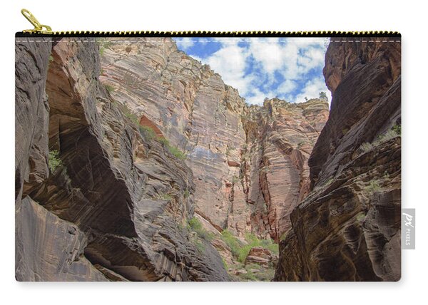 Majestic Canyon Sky View In The Narrows Zip Pouch