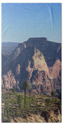 Majestic Mountain Range View Bath Towel by Brandon Wichmann