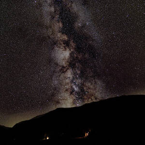 Starry Night Over Mountain Landscape by Brandon Wichmann Starry Night Over Mountain Landscape by Brandon Wichmann
