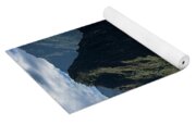 Majestic Ruins In A Mountain Valley Yoga Mat