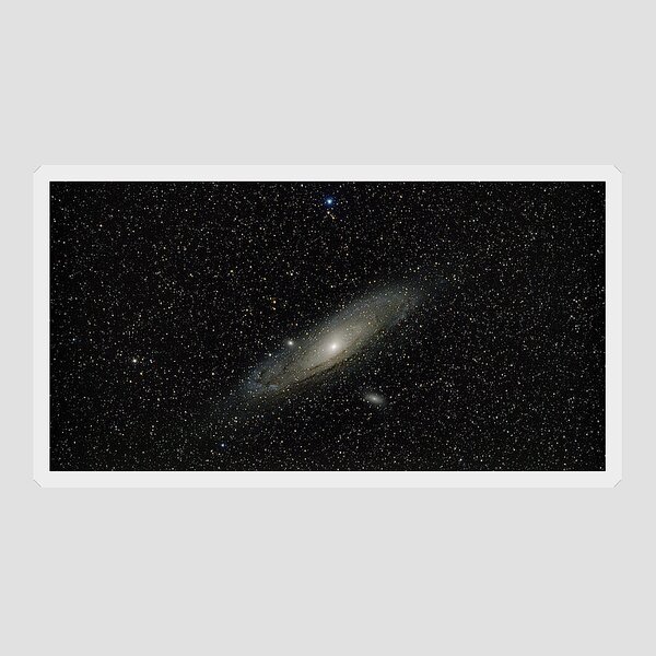 Vastness Of The Andromeda Galaxy Sticker