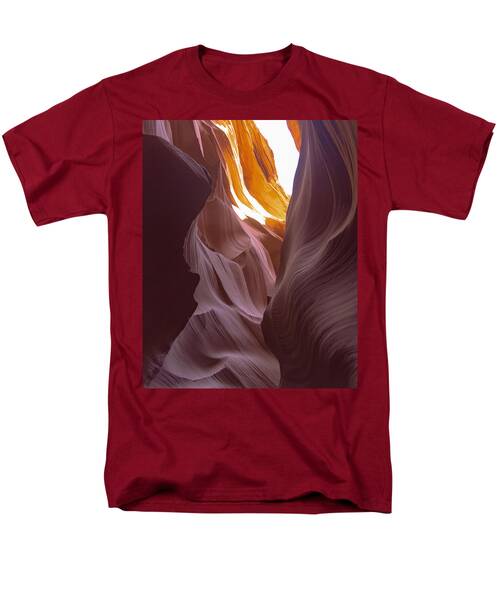 Curves Of Sunlit Antelope Canyon Walls Men's T-Shirt  (Regular Fit)