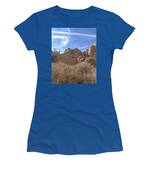 Desert Cliffs In Capitol Reef National Park Women's T-Shirt