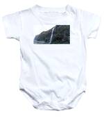 Secluded Coastal Waterfall Cascade Baby One-Piece