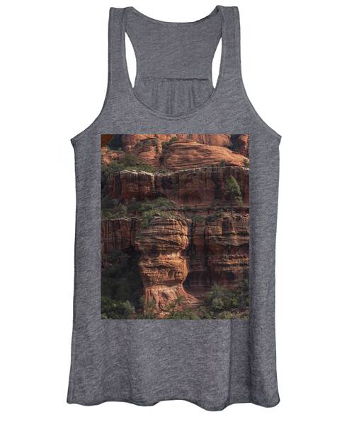 Majestic Red Rock Formations In Sedona Arizona Women's Tank Top