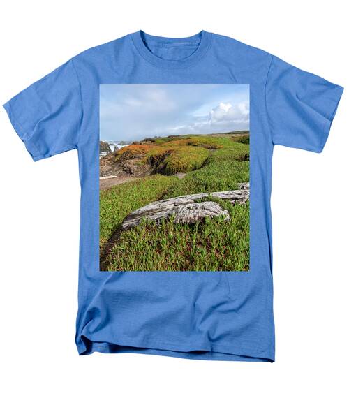 Coastal Landscape with Driftwood Men's T-Shirt  (Regular Fit)