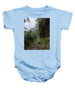 Misty Forest Pathway On The Inca Trail Baby One-Piece