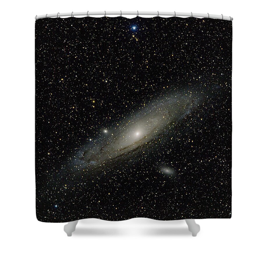 Vastness Of The Andromeda Galaxy Shower Curtain