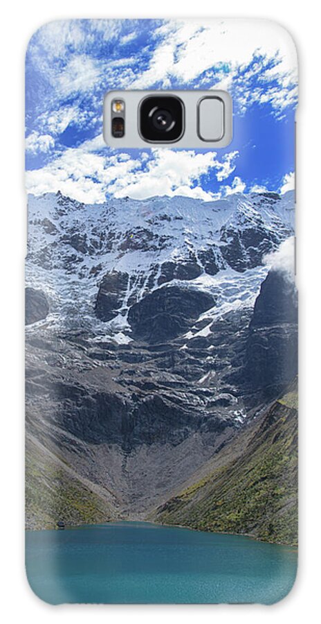 Majestic Mountain Overlooks Humantay Lake Galaxy Case