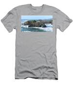 Majestic Coastal Rock Formations T-Shirt