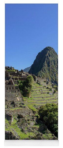 Machu Picchu In Sunlit Splendor Yoga Mat