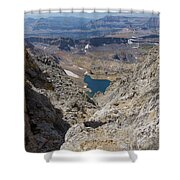 Breathtaking Middle Teton Mountain View Shower Curtain