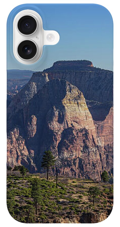 Majestic Mountain Range View iPhone Case