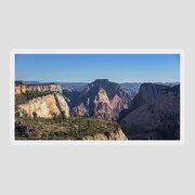 Majestic Mountain Range View Sticker by Brandon Wichmann