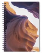 Antelope Canyon Curves And Light Play Spiral Notebook