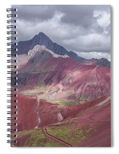 Majestic Colorful Mountain Range Spiral Notebook