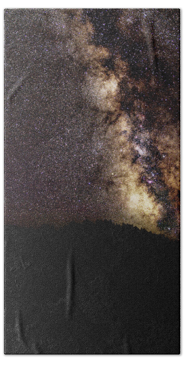 Night Sky Brimming With Stars Hand Towel