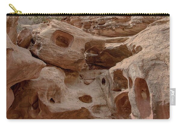 Majestic Rock Formations In Capitol Reef National Park Zip Pouch