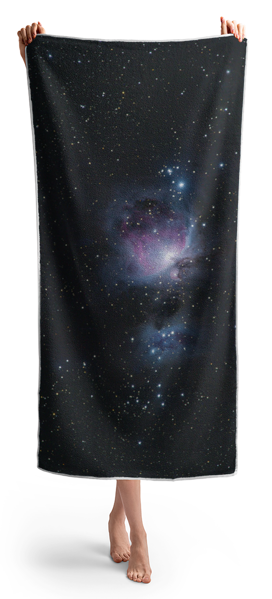 Cosmic Dance Among The Stars Beach Towel