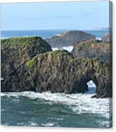 Majestic Coastal Rock Formations Canvas Print