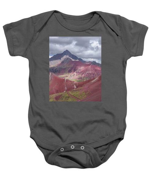 Majestic Colorful Mountain Range Baby One-Piece