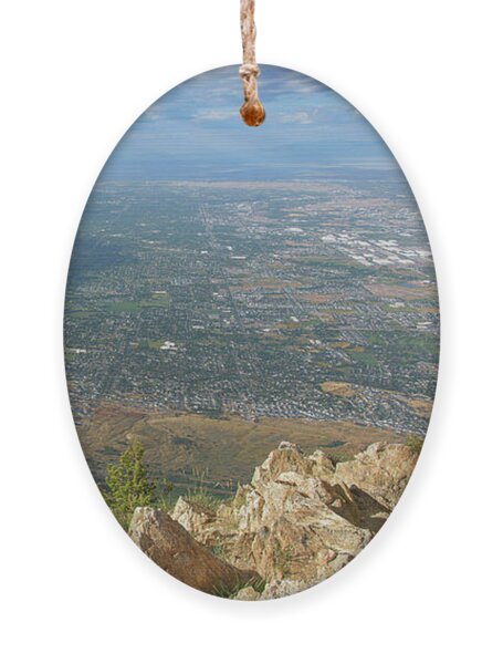Expansive View From Ben Lomond Summit Ornament