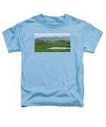 Tranquil Green Hills And Distant Sea Toddler T-Shirt