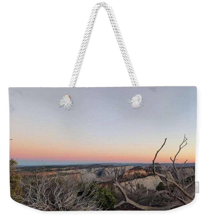 Breathtaking Canyon Sunset View Weekender Tote Bag