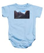 Breathtaking Valley Vista In Zion National Park Baby One-Piece