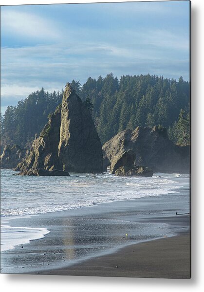 Dramatic Coastal Rock Formations Metal Print