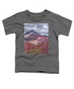 Majestic Colorful Mountain Range Toddler T-Shirt