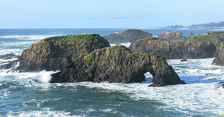 Nature Wall Art featuring the photograph Majestic Coastal Rock Formations by Brandon Wichmann